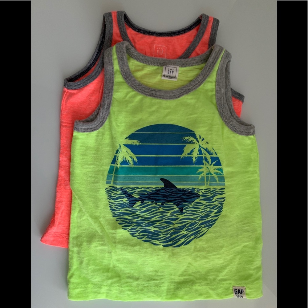 Neon Gap Muscle Tanks